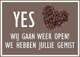 we gaan weer open