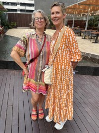 Sabine met danspartner Clara (Bij bijdrage Sabine)