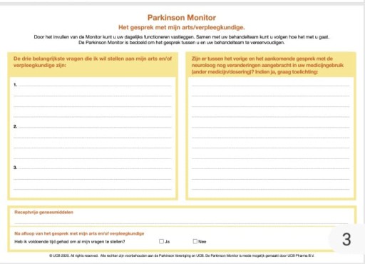 Afbeelding Parkinson Monitor