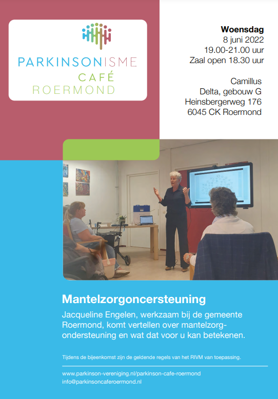 Flyer Parkinson café 08-06-2022